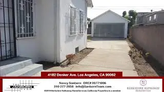 4182 Denker Ave. Los Angeles, CA 90062
