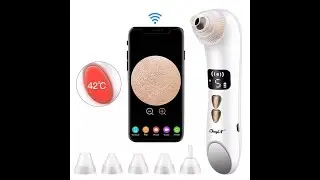Personal Skin Care Tool Facial Deep Cleaner Heating Blackhead Visible Removal Device with Camera