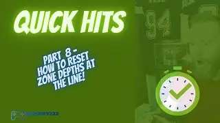 How To Quickly Reset Your Zone Depths Madden 21 QUICK HIT!