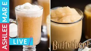 LIVE - Homemade Butterbeer recipes and taste testing - 4 recipes 3 ways - traditional, frozen & warm