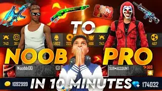 Noob To Pro Account In 5 Minute I Got Rapper Overload Bundle Buying Genos M4A1 & All Rare Bundles FF