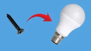 How to repair Led Bulb Using Screw.Secret new formula.