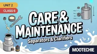 Unit 2 | Class 6 | Care & Maintenance of Separators & Clarifiers | Dairy Engineering | MooTechie