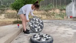 Compilation Video: DIY Concrete Furniture & Planters from Recycled Materials
