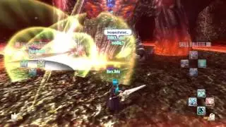SWORD ART ONLINE Hollow fragment:Multiplayer battle VS. Ijelfur the Volcano