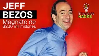Jeff Bezos: De vendedor de libros online a magnate de $230 B y espacio privado | Emprende Hacks