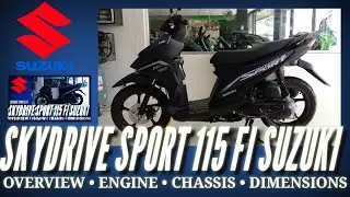 SKYDRIVE SPORT 115 FI SUZUKI | Overview, Engine and Dimension