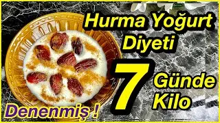 En Etkili Diyet Hurma-Yoğurt Diyeti Deneyen Herkes Zayıflıyor