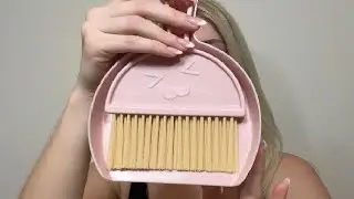 Shaloxar Small Broom and Dustpan Set,mini Compact Portable, for Home, Sofas, Kitchen countertops, St