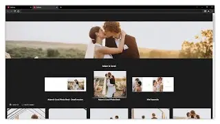 How to create a project from a gallery in Saal Photo Portal