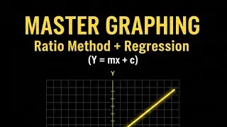How to Plot a Perfect Graph: Ratio Method & Regression Analysis Explained | Linear Graph (Y = mx + c