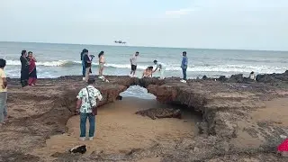 వైజాగ్ అందాలుసహజ రాతి ద్వారంVizag's Natural Rock Arch | Vizag's Special Place | Thotlakonda Beach  