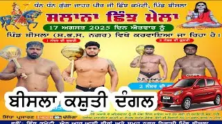 LIVE BISLA KUSHTI DANGAL | BANGA \ NAWANSHAHAR | 17 8 2025