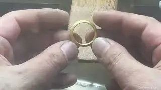 Making a 24k beautiful Golden Ring #trending #satisfying #viral #gold #jewellery #shorts
