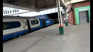 East Midlands Trains HST 43066 and 43076 'Help for Heroes' screaming out of Nottingham for London