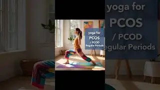 YOGA FOR PCOS/PCOD. Irregular Periods.#trending #viralvideo #pcod #motivation #yoga #motivation