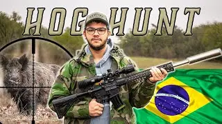 Я взял своего бразильского друга на его первую охоту на кабана!!