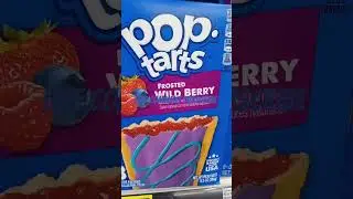 pop tarts frosted wild berry! what you think? #poptarts #poptart #fruitsnackchallenge #snacks