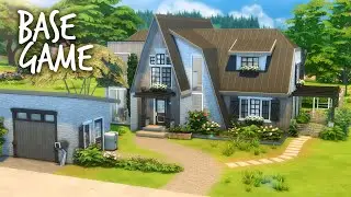 Updated Base Game Family Home // The Sims 4 Speed Build