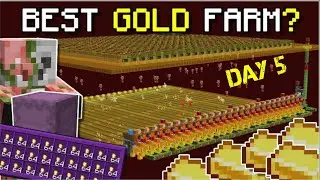 Biggest GOLD Farm In Minecraft 1.21 // Super Fast Gold Farm // Minecraft Survival Series // Day 5