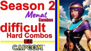 Menat has a very complicated gameplay (Difficult Combos) Street Fighter #capcomgames #fightinggames