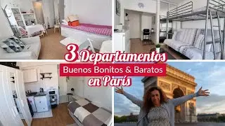 ¿Dónde Dormir en París ? 3 Apartamentos Bueno Bonito Barato Seguro y céntrico a los Monumentos