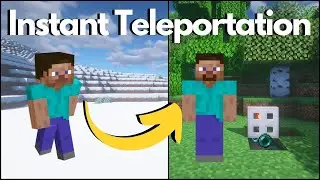 Tutorial: how to make a very useful WORKING teleporter in minecraft