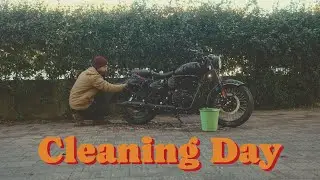 How I Wash My Royal Enfield Classic 350 Stealth Black | Motorcycle Care Ritual