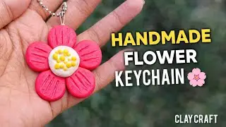 Simple & Cute Flower Keychain 😍 | Handmade craft