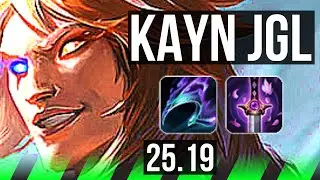 KAYN vs ZED (JGL) | KR Master | 25.19