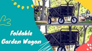 Heavy Duty Foldable Garden Wagon Cart | Wonderland Sport Limited
