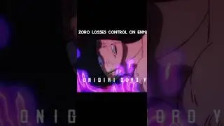 Zoro losses control on enma.. Ep:1059 /#anime #viral #youtubeshorts