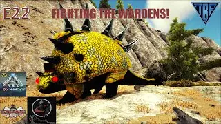 Defeating our first Warden!  Ark Survival Evolved - AG Reborn - Reclamation - Steampunk E22