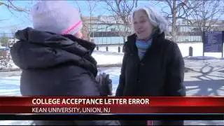 FiOS1: Kean University Acceptance Email Gaffe