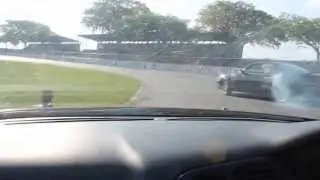 In-car experience on the oval track