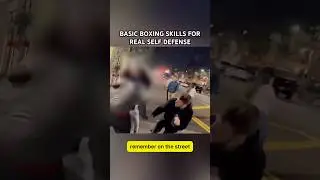 Basic Boxing Skills For Real Self Defense #shorts