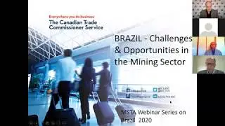 MSTA CANADA hosted Webinar - Procurement needs of Mining companies in Brazil