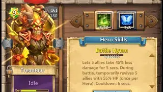 Castle clash, Treantaur the real hero 1