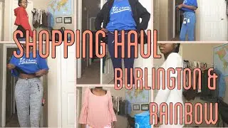 Shopping Haul 2018 (Burlington, Rainbow Shop) TRY ON