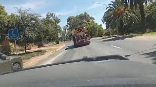 ROADWORKS DRIVING IN THE RIVERINA NSW AUSTRALIA 🦘