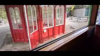 My ride on a blackpool tram from today crich tram museum 
