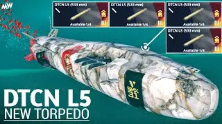 Modern Warships New Torpedo : DTCN L5 (533 mm) Better Reload - Speed - Damage 🔥