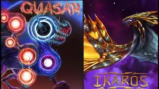 Quasar & Ikaros vs. 70B Base (Defended) | War Dragons