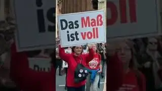 German Farmers join Citizens in Mass demonstration in Frankfurt