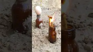 PISTOL BULLET START WITH FIRE IN EGG 🥚 #trending #shorts #viralvideo
