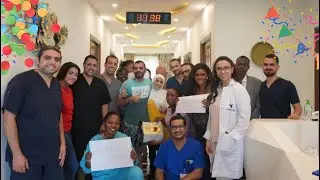 Patient's remarkable recovery celebration at the Coptic Hospital