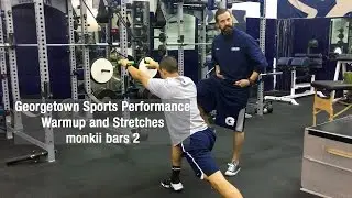 monkii bars 2 Warmup + Stretches - Georgetown Sports Performance (Part 1)