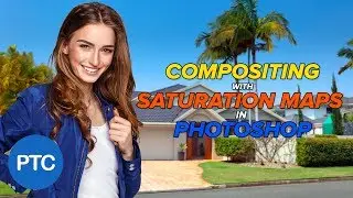 Compositing With SATURATION MAPS in Photoshop - Match Saturation