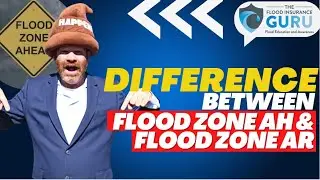 What is the Difference between Flood Zone AH and Flood Zone AR?