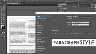 Paragraph Style in adobe InDesign Tagalog Tutorial | Fast Design Techniques